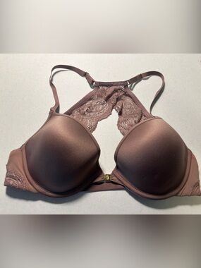 ThirdLove Brown Lace Racerback Push-Up Bra